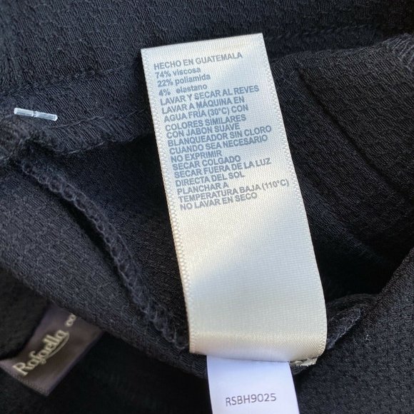 Raffaella Comfort Slim Ankle Pants Black NWT - Picture 8 of 11